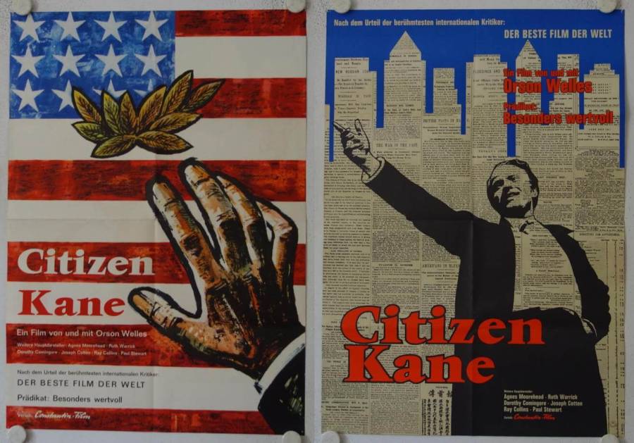 Citizen Kane originales deutsches Filmplakat